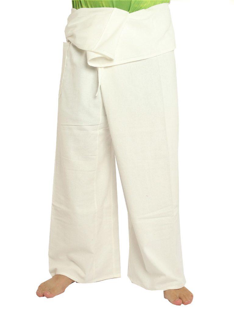 Men's Thai Fisherman Hill Tribe Pants Cotton Extra Long Thai