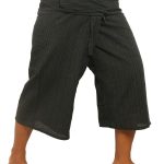 Thai fisherman pants short black